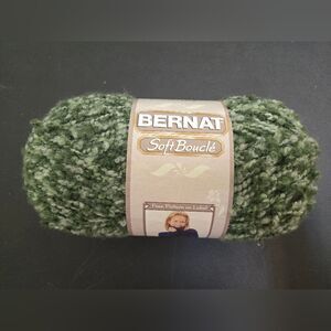 Bernat Soft Bouclé Yarn - Green 26947